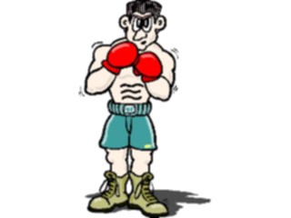 Sticker Custom Preview Image #119763 Sports Cartoons Boxer09