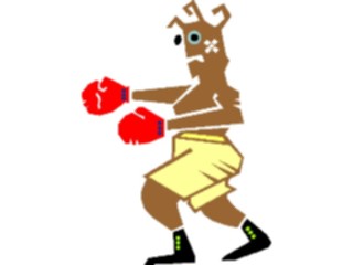 Sticker Custom Preview Image #119764 Sports Cartoons Boxer10