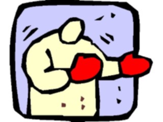 Sticker Custom Preview Image #119765 Sports Cartoons Boxer11