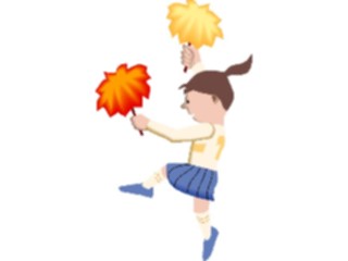 Sticker Custom Preview Image #119842 Sports Cartoons Cheerleader11
