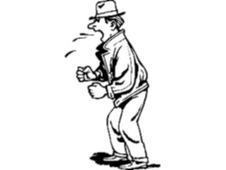 Sticker Custom Preview Image #119863 Sports Cartoons Coach Yelling