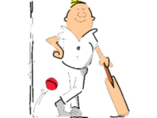 Sticker Custom Preview Image #119873 Sports Cartoons Cricket01