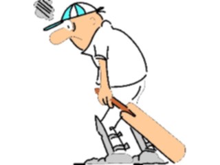 Sticker Custom Preview Image #119877 Sports Cartoons Cricket05
