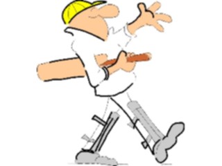 Sticker Custom Preview Image #119880 Sports Cartoons Cricket08