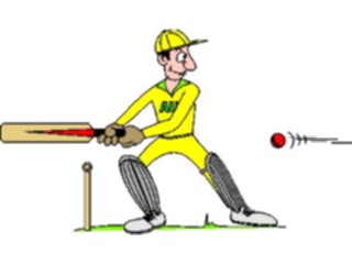 Sticker Custom Preview Image #119881 Sports Cartoons Cricket09