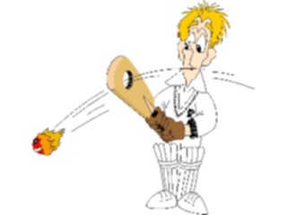 Sticker Custom Preview Image #119884 Sports Cartoons Cricket12