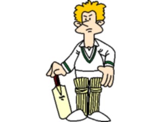 Sticker Custom Preview Image #119885 Sports Cartoons Cricket13