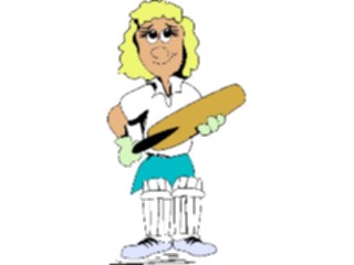 Sticker Custom Preview Image #119886 Sports Cartoons Cricket14