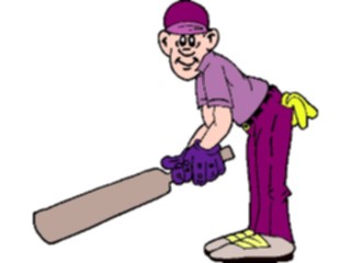 Sticker Custom Preview Image #119897 Sports Cartoons Cricket25