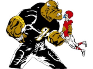 Sticker Custom Preview Image #119903 Sports Cartoons Crushingthe Opponent