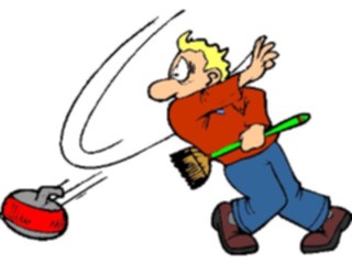 Sticker Custom Preview Image #119907 Sports Cartoons Curling4