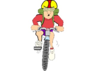 Sticker Custom Preview Image #119911 Sports Cartoons Cyclist02