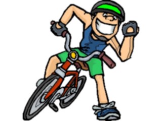 Sticker Custom Preview Image #119925 Sports Cartoons Cyclist16