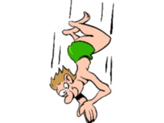 Sticker Custom Preview Image #119931 Sports Cartoons Diver02