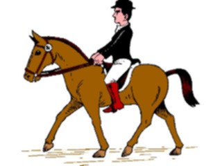 Sticker Custom Preview Image #119952 Sports Cartoons Equestrian4