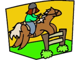 Sticker Custom Preview Image #119956 Sports Cartoons Equestrian8