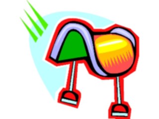 Sticker Custom Preview Image #119958 Sports Cartoons Equestrian Saddle