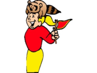 Sticker Custom Preview Image #119972 Sports Cartoons Fan Raccoon