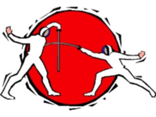 Sticker Custom Preview Image #119984 Sports Cartoons Fencing05