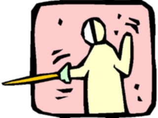 Sticker Custom Preview Image #119985 Sports Cartoons Fencing06