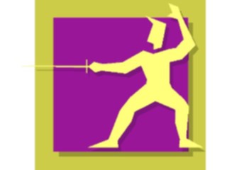 Sticker Custom Preview Image #119987 Sports Cartoons Fencing08