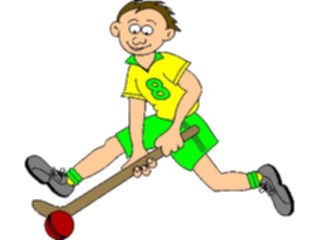 Sticker Custom Preview Image #120003 Sports Cartoons Field Hockey01