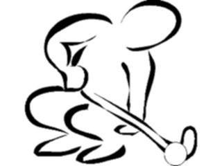 Sticker Custom Preview Image #120005 Sports Cartoons Field Hockey03