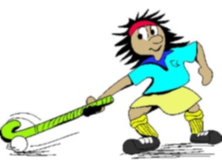 Sticker Custom Preview Image #120008 Sports Cartoons Field Hockey06