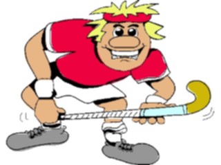 Sticker Custom Preview Image #120010 Sports Cartoons Field Hockey08