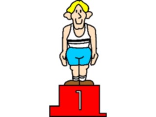 Sticker Custom Preview Image #120023 Sports Cartoons First Place1