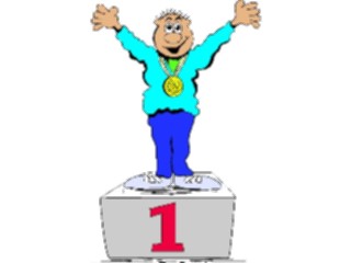 Sticker Custom Preview Image #120025 Sports Cartoons First Place3
