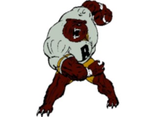Sticker Custom Preview Image #120041 Sports Cartoons Football Bear1