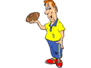 Sticker Custom Preview Image #120050 Sports Cartoons Football Coach3