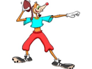 Sticker Custom Preview Image #120051 Sports Cartoons Football Dog1