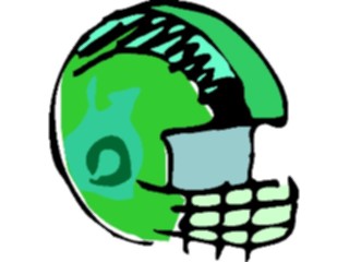 Sticker Custom Preview Image #120059 Sports Cartoons Football Helmet3