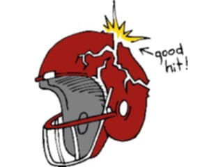 Sticker Custom Preview Image #120061 Sports Cartoons Football Helmet5