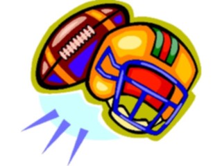 Sticker Custom Preview Image #120062 Sports Cartoons Football Helmet Ball1