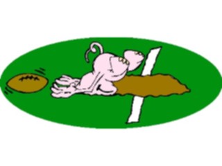 Sticker Custom Preview Image #120070 Sports Cartoons Football Pig2