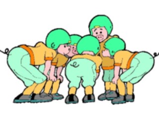 Sticker Custom Preview Image #120072 Sports Cartoons Football Pigs