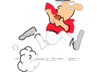 Sticker Custom Preview Image #120073 Sports Cartoons Football Player01