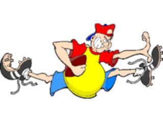 Sticker Custom Preview Image #120080 Sports Cartoons Football Player08