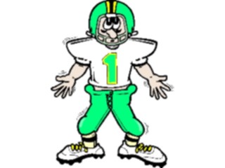 Sticker Custom Preview Image #120081 Sports Cartoons Football Player09