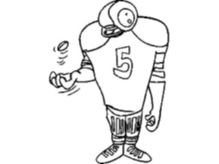 Sticker Custom Preview Image #120092 Sports Cartoons Football Player20