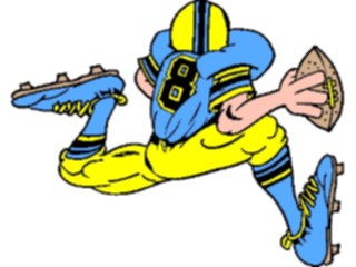 Sticker Custom Preview Image #120105 Sports Cartoons Football Player33