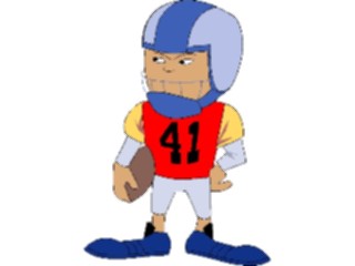 Sticker Custom Preview Image #120115 Sports Cartoons Football Player43