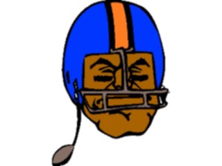 Sticker Custom Preview Image #120131 Sports Cartoons Football Player Face
