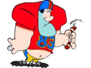Sticker Custom Preview Image #120133 Sports Cartoons Football Player Psssttt