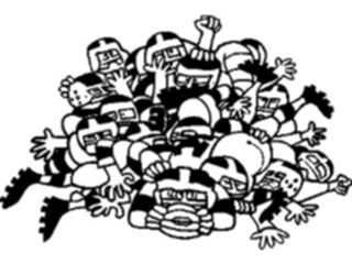 Sticker Custom Preview Image #120135 Sports Cartoons Football Players