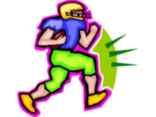 Sticker Custom Preview Image #120139 Sports Cartoons Football Running