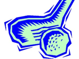 Sticker Custom Preview Image #120156 Sports Cartoons Golf Ball Club